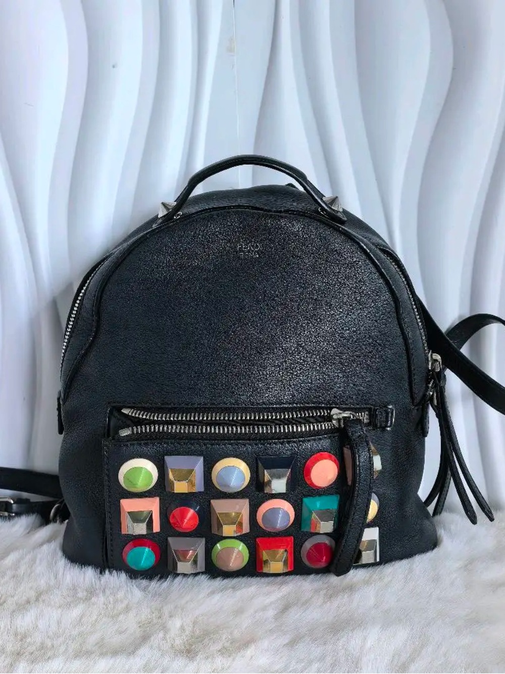 1 Fendi Backpack Black